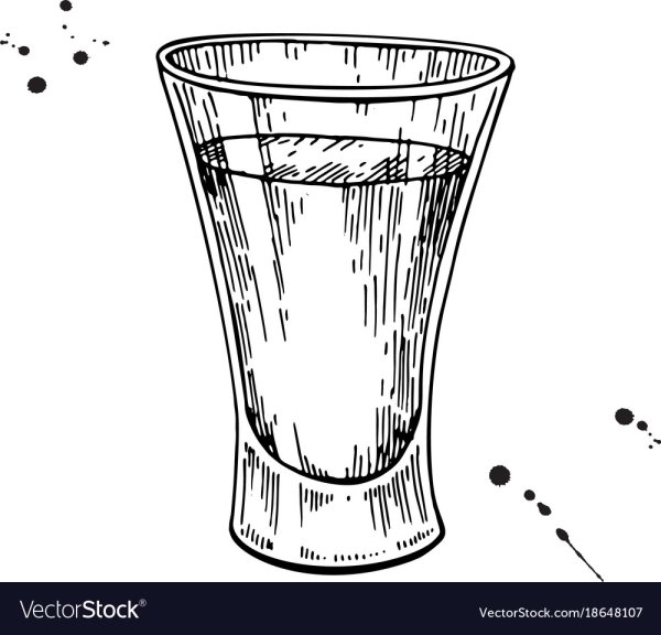 Стакан набросок