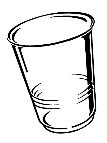 Нарисовать стакан