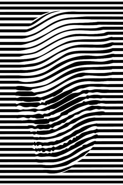 Оптическая иллюзия полоски