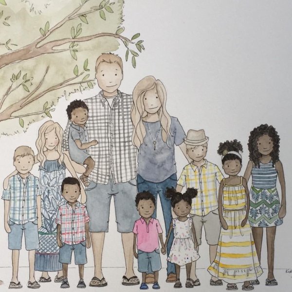Нарисованная семья