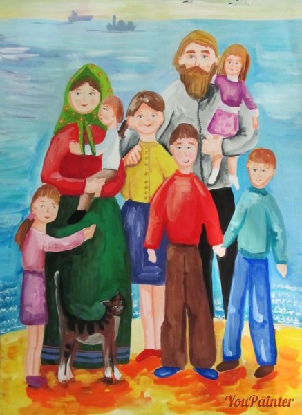 Рисунок моя семья