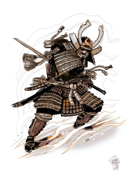 Воин Ронин Самурай