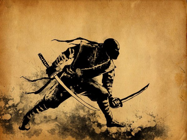 Самурай Ронин эскиз