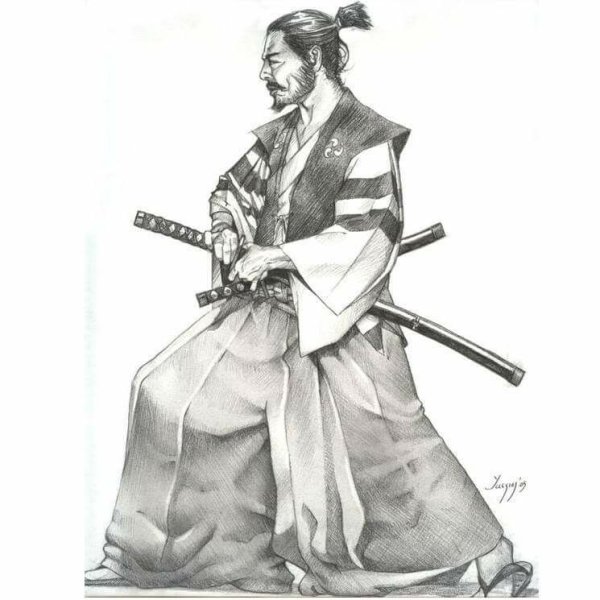 Самурай Ронин катана