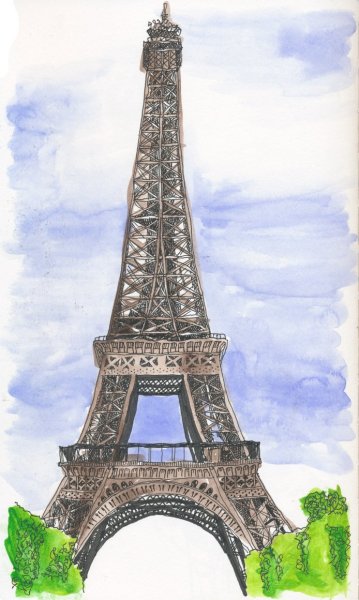 Разукрашки высокие башни и здания