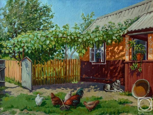 Деревенский двор