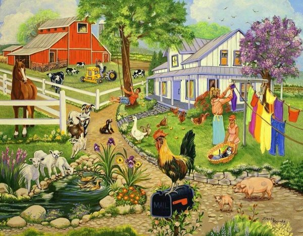 Домик с хозяйством