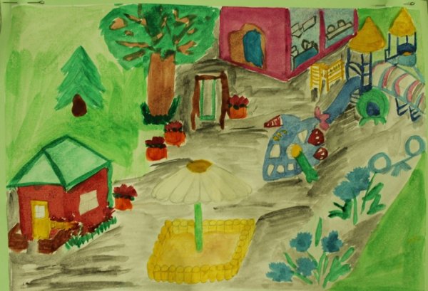 Детская площадка по изо