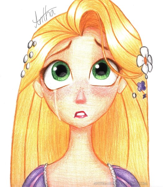 Рапунцель фан арт