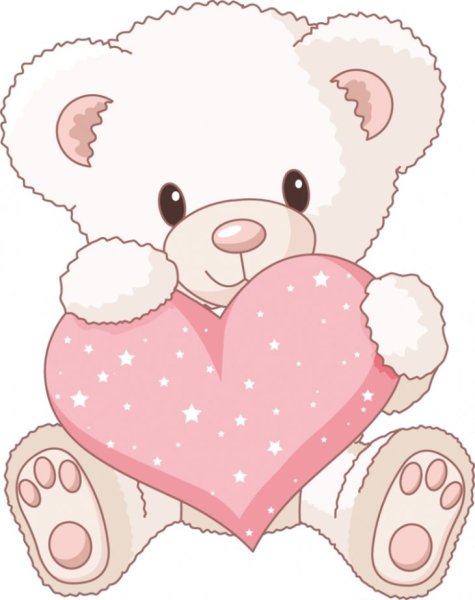 Медвежонок с сердечком