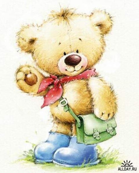 Иллюстрации Марины Федотовой мишки