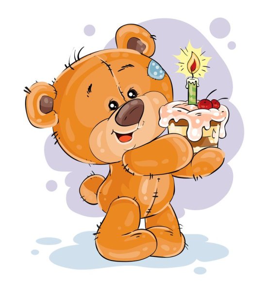 Мишка с тортиком