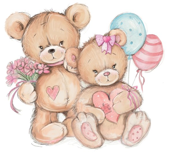 Медвежонок рисунок