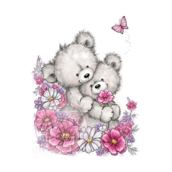Медвежонок с цветочком