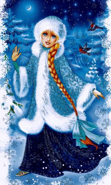 Снегурочка рисунок