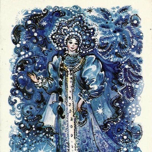 Снегурочка для декупажа