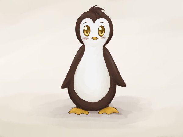 Пингвин мультяшный