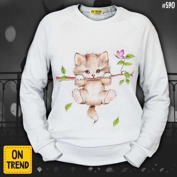 Кофта с кошечками