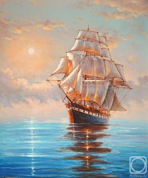 Сергей Минаев корабль живопись