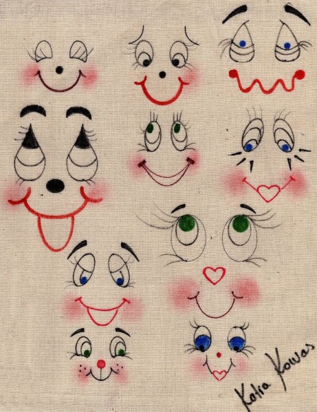 Мордочки для кукол