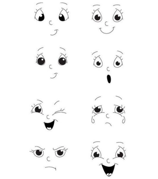 Мордочки для рисования