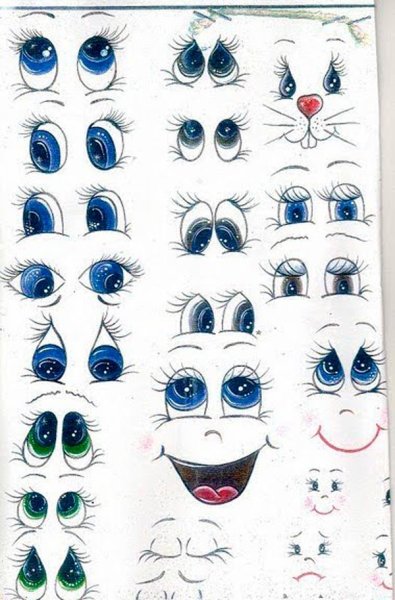 Красивые глазки для поделок