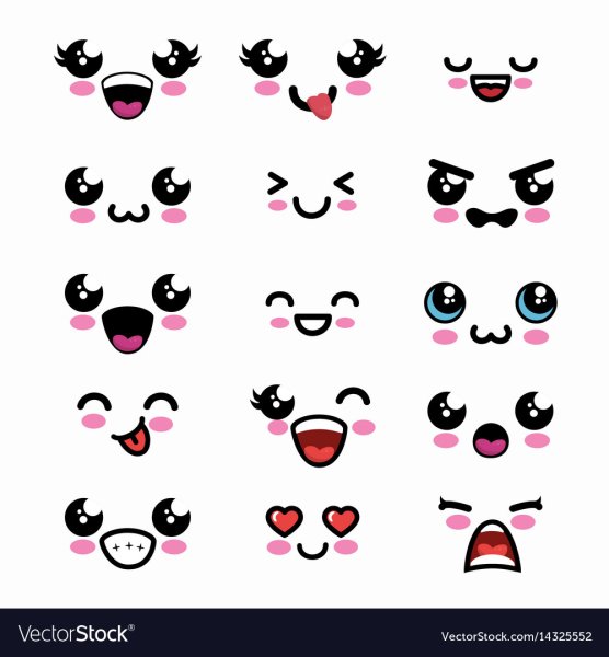 Милые кавайные мордочки