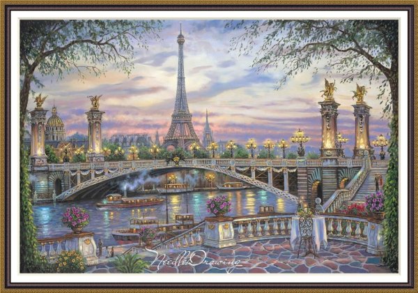 Томас Кинкейд Париж Эйфелева башня