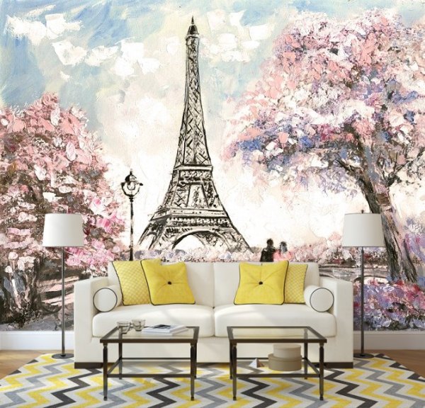 Картина по номерам Париж Эйфелева башня