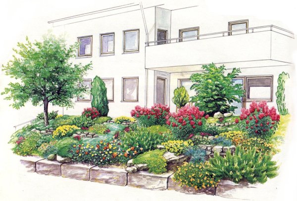 Проектирование цветников