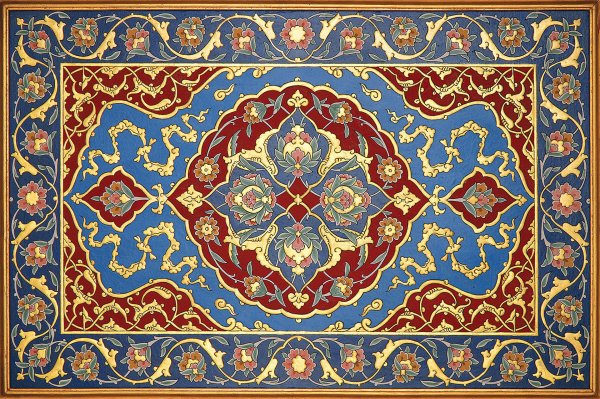 Арабская ковровая орнаментация