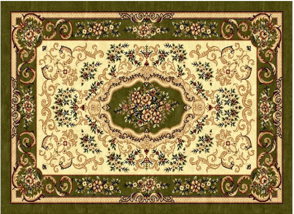 Коврик прикроватный Kamalak Tekstil УКВ-0639, 1.5х1 м