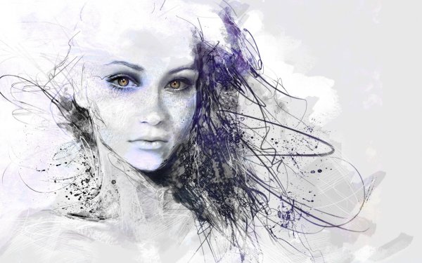 Девушка портрет необычные