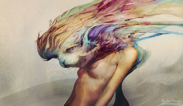 Ryohei Hase японский художник-сюрреалист