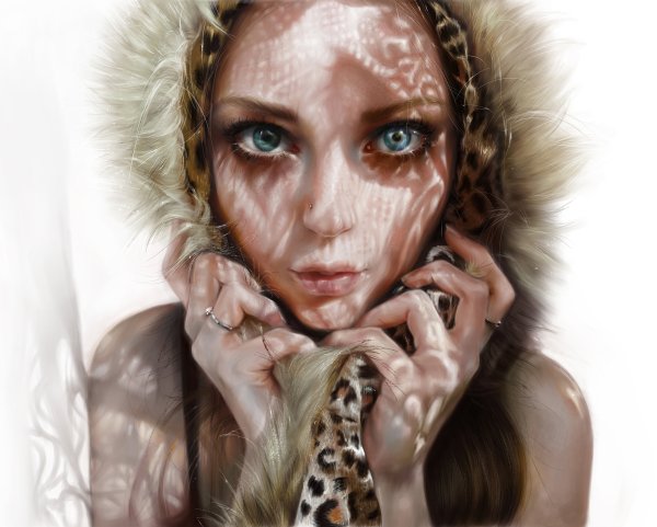 Девушка арт реализм