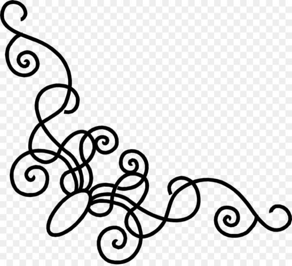 Красивые угловые вензеля