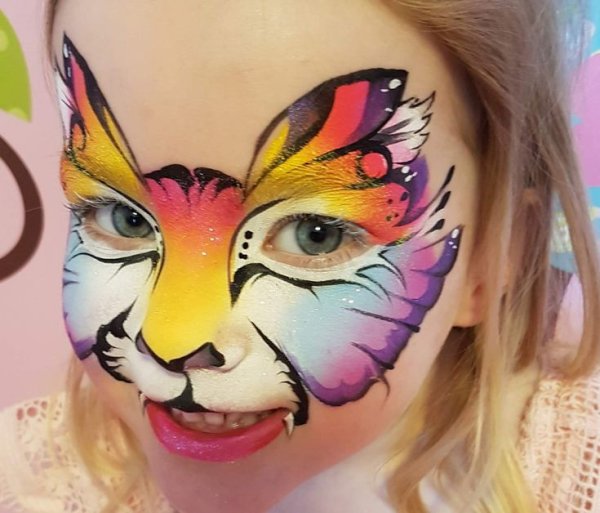 Аквагрим лёгкий для девочек