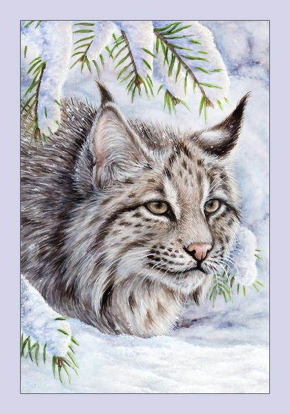 Алмазная вышивка Рысь