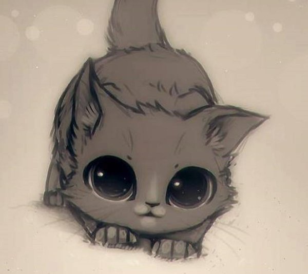 Милые мультяшные котята