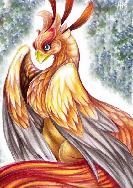 Симург птица Феникс