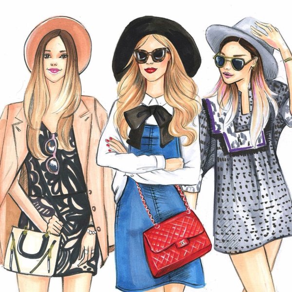 Фэшн иллюстрация