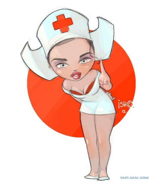 Медсестра мультяшная
