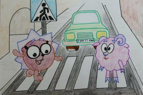 Рисунок на тему ПДД