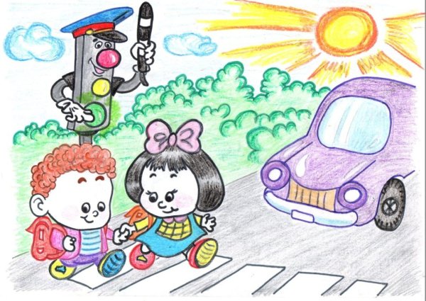 Рисунки по правилам дорожного движения