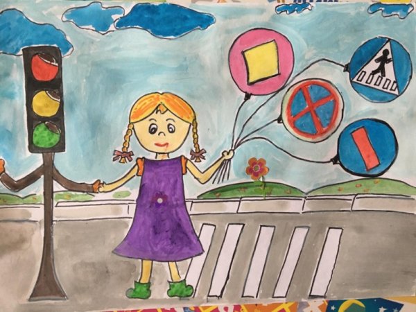 Рисунки по ПДД