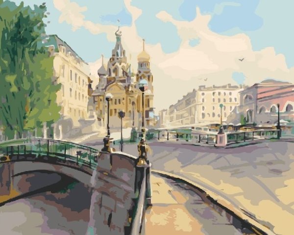 Акварели Ольги Литвиненко.Санкт-Петербург