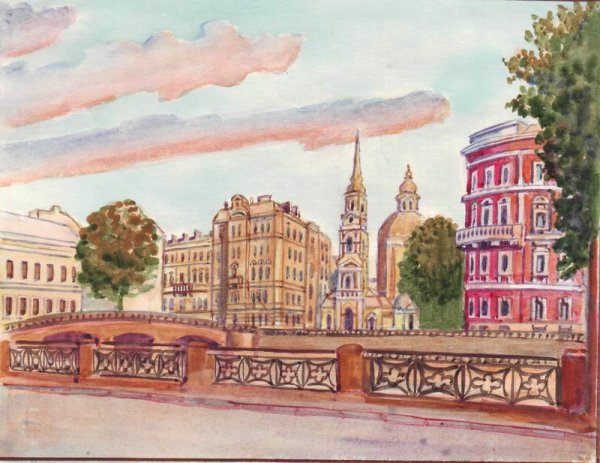 Санкт-Петербург рисунок
