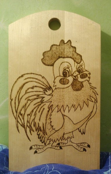 Выжигание по дереву изделия