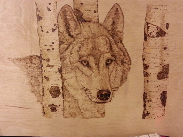 Контурная резьба по дереву