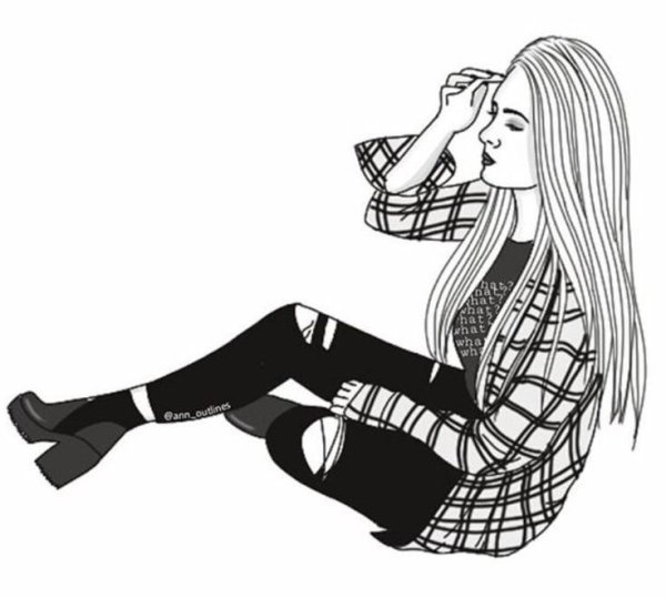 Рисунки девушек